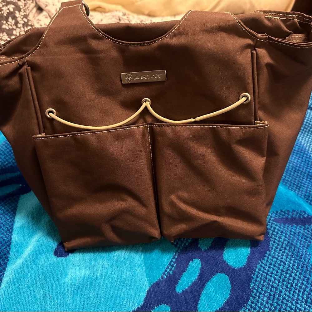 Ariat Dark Brown Leather Tote